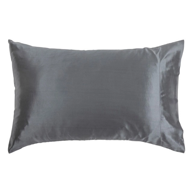 Mulberry Silk Charcoal Pillowcase by M.U.S.E.