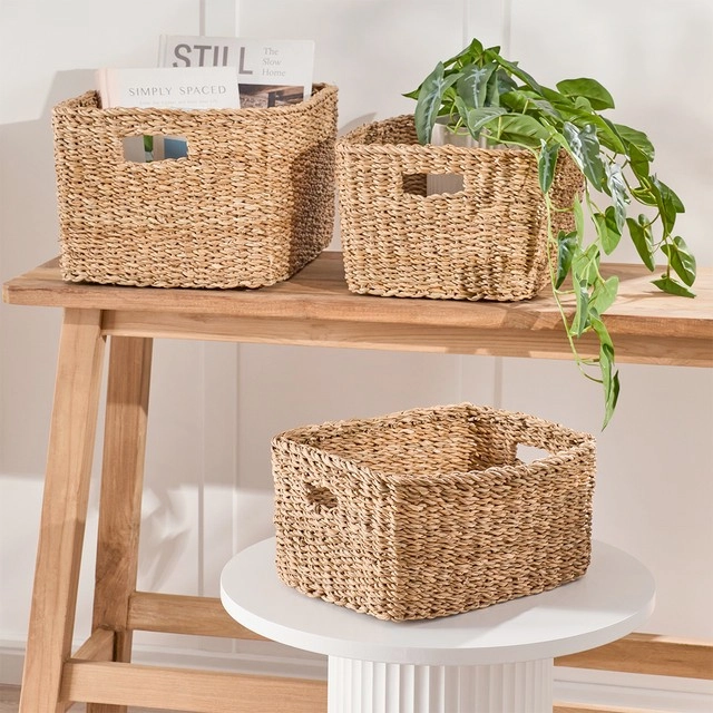 Sutton Rectangle Shelf Basket by Habitat