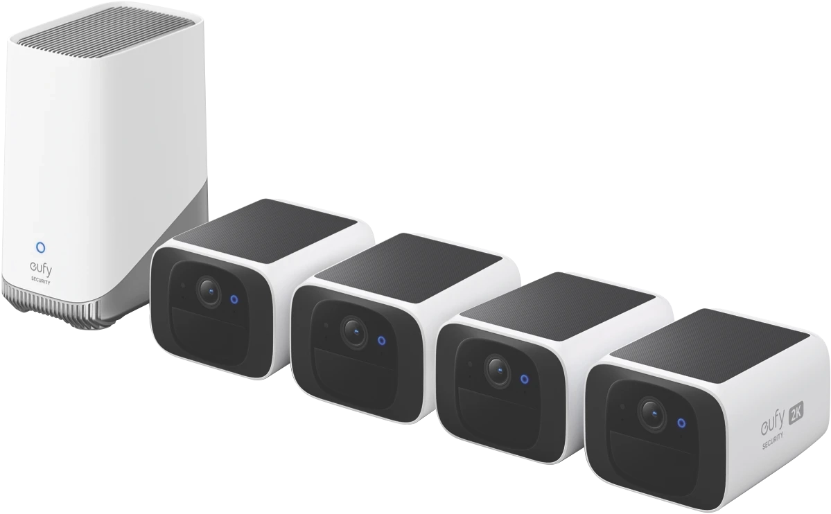 eufy Solocam S220 with Homebase 4 Camera Kit