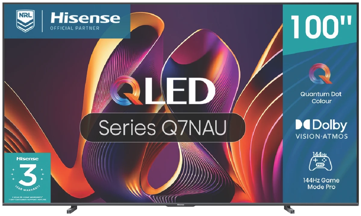 Hisense 100" Q7NAU 4K QLED Smart TV 24