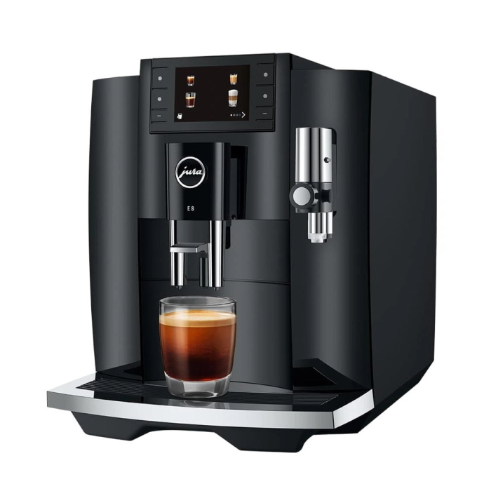 Jura E8 Fully Automatic Coffee Machine (Piano Black)