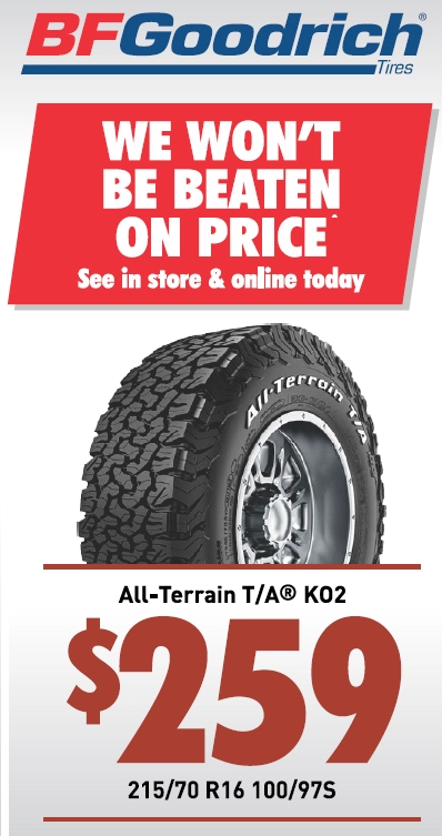 Tyre - BFGoodrich All-Terrain T/A KO2