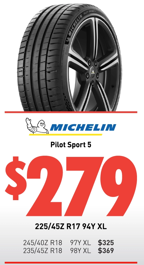 Tyre - Michelin Pilot Sport 5