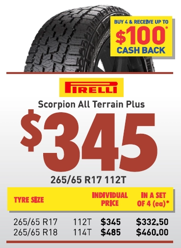 Tyre - Pirelli Scorpion All Terrain Plus