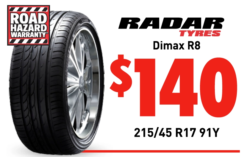 Tyre - Radar Dimax R8