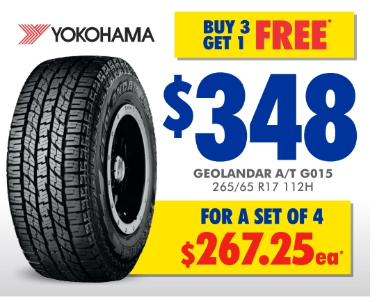 Tyre - Yokohama Geolandar A/T G015