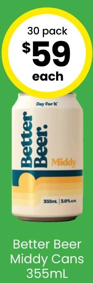 Better Beer Middy Can 355ml