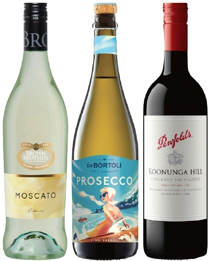 Brown Brothers Moscato, De Bortoli King Valley or Penfolds Koonunga Hill 750mL Varieties