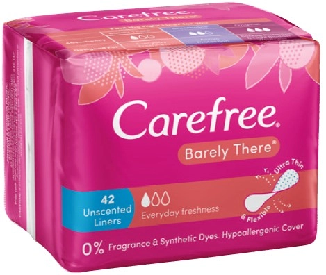 Carefree Barely There Unscented Liners 42 Pack*