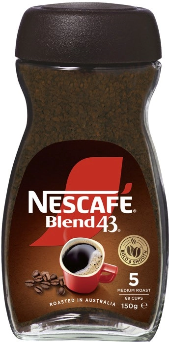 Nescafé Blend 43 Instant Coffee 140-150g Selected Varieties