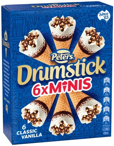 Peters Drumstick 4 Pack or Minis 6 Pack Selected Varieties