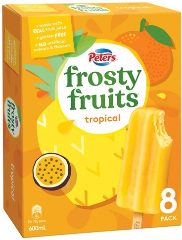 Peters Frosty Fruits 6‑8 Pack Selected Varieties