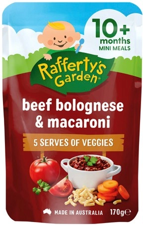 Rafferty's Garden Baby Food 170g Selected Varieties