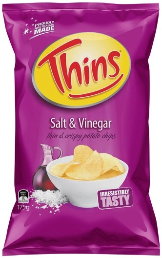 Thins Chips 150‑175g or Onion Rings 85g Selected Varieties