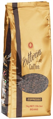 Vittoria Espresso Coffee Beans or Ground Coffee 1kg