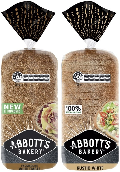 Abbott’s Bakery Bread 680-800g Selected Varieties