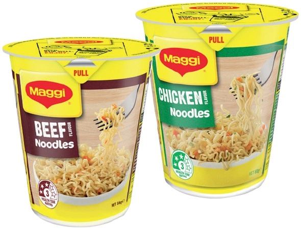 Maggi Cup Noodles 58‑65g Selected Varieties