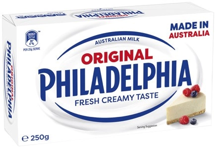 Philadelphia Cream Cheese Block or Spreadable Tub 250g Selected Varieties