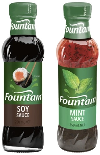 Fountain Sauce 250mL Selected Varieties