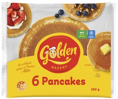 Golden Pancakes 6 Pack Selected Varieties