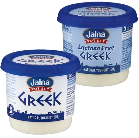 Jalna Pot Set Yoghurt 170g Selected Varieties