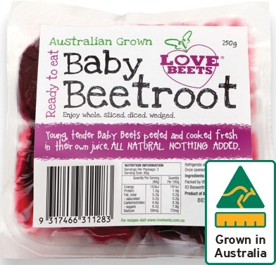 Love Beets Baby Beetroot 250g Pack