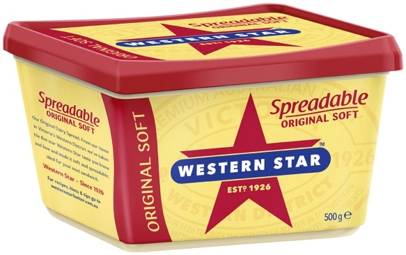 Western Star Spreadable 500g Selected Varieties