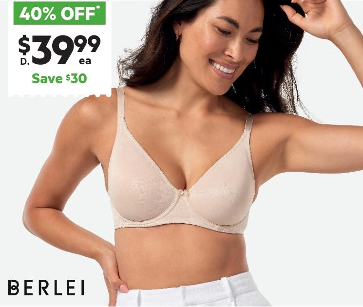 Berlei Women's Sweatergirl Non-Contour Bra Soft Powder