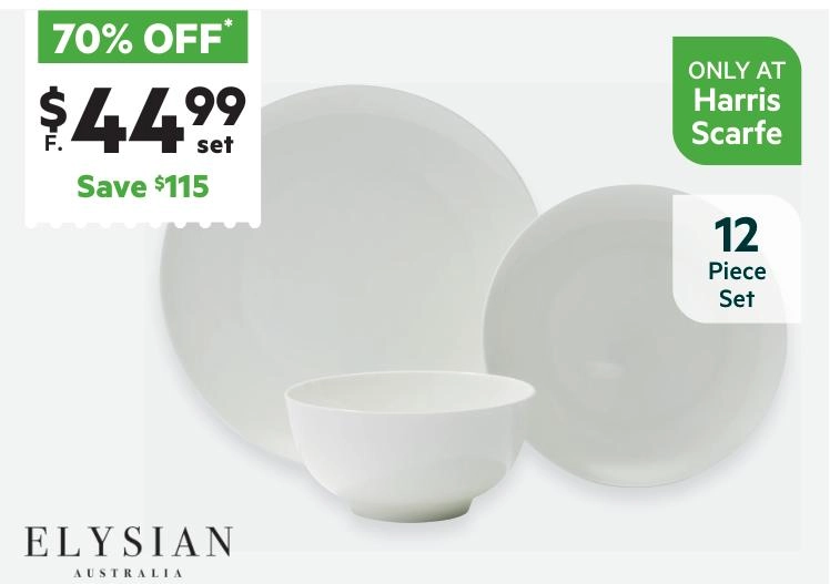 Elysian Nova 12-Piece Dinner Set