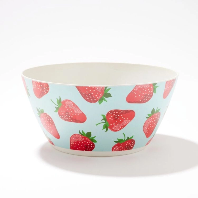 Frankie & Me Strawberry 25 cm Bamboo Bowl