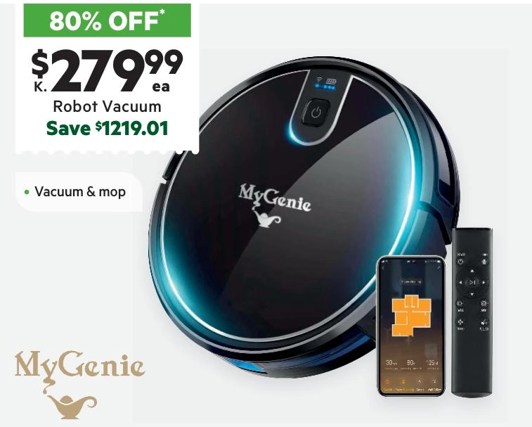 Mygenie Xsonic Wifi Pro Robot Vacuum