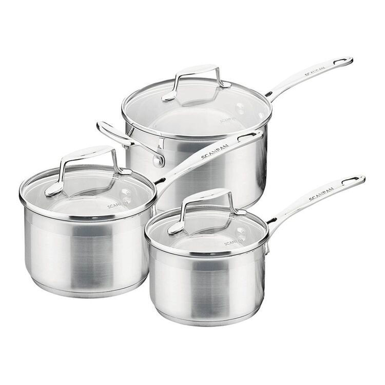 Scanpan 3-Piece Impact Stainless Steel Cookset