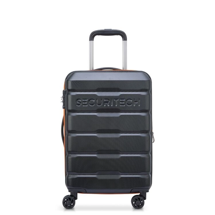 Securitech By Delsey Citadel Expandable Large Suitcase Black 75 cm