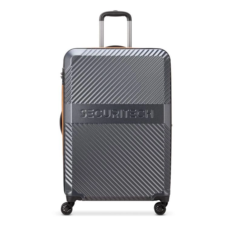 Securitech By Delsey Patrol 76 cm Expandable Large Suitcase Grey 76 cm