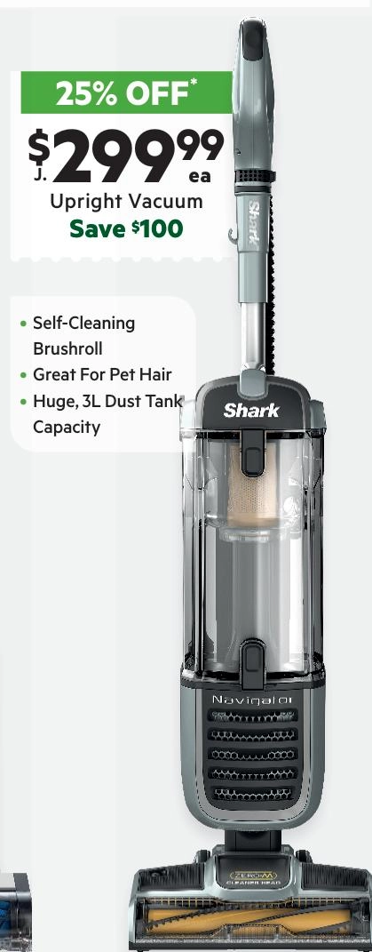 Shark Navigator Pet Vacuum With Self Cleaning Brushroll ZU62