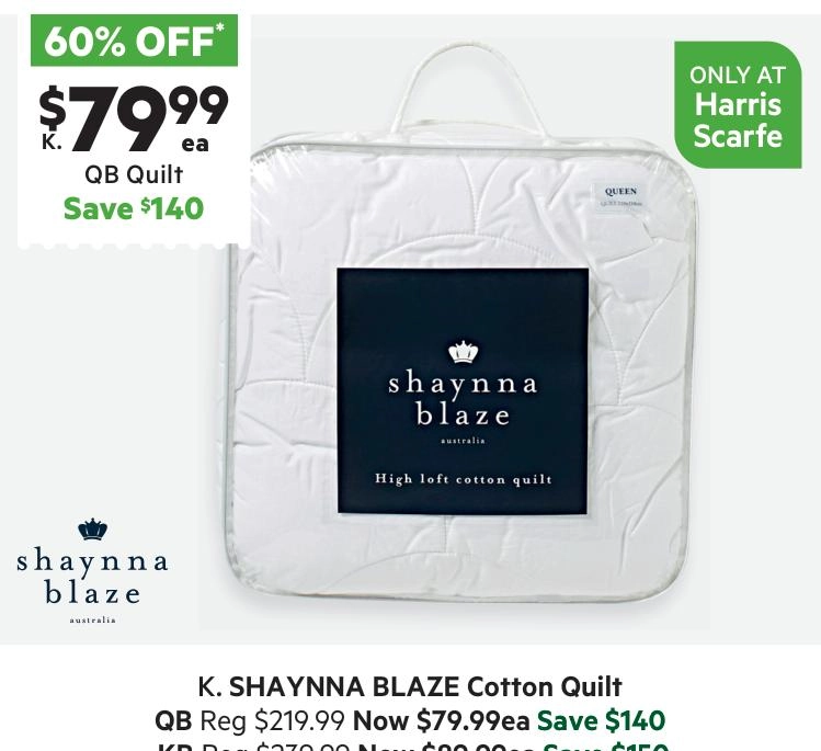 Shaynna Blaze Cotton Quilt