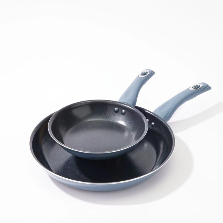 Smith + Nobel Colour Kitchen 20/30 cm Frypan Twin Pack Steel Blue