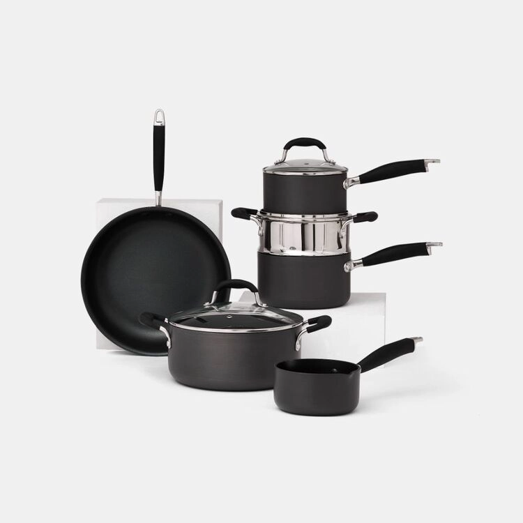 Smith + Nobel Professional 6-Piece Hard Anodised Cookset