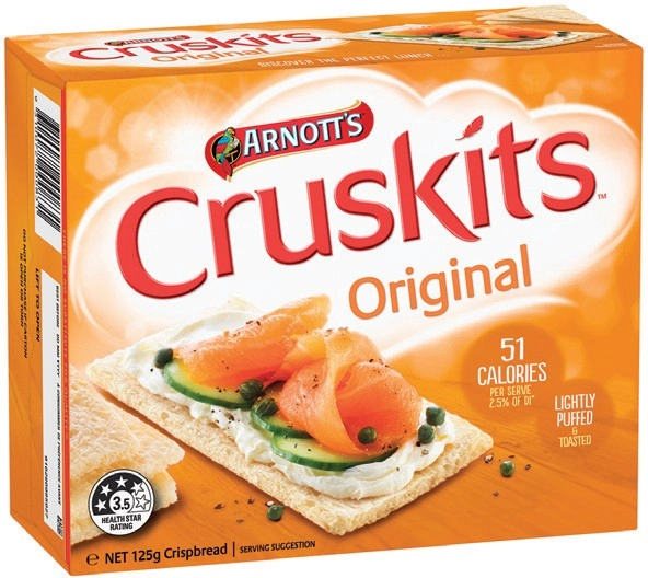 Arnott's Cruskits Crispbread 125g