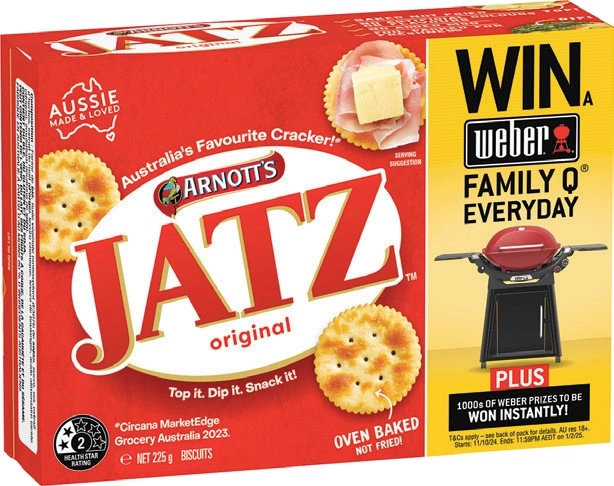 Arnott's Jatz Crackers 225g