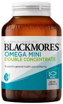 Blackmores Omega Mini Double Concentrate Capsules 200 Pack