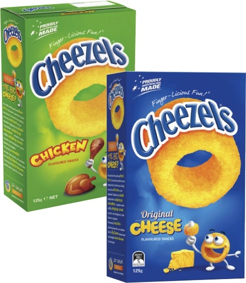 Cheezels 110g-125g