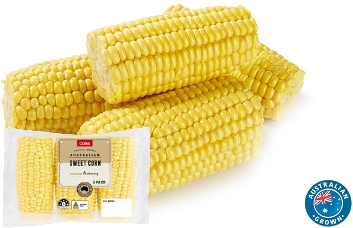 Coles Australian Sweet Corn 3 Pack