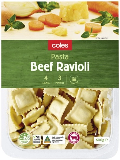 Coles Filled Pasta 600g