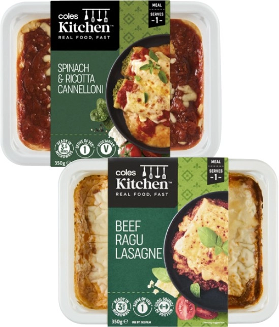 Coles Kitchen Meal 310g-350g