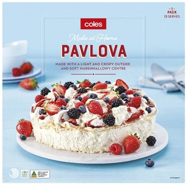 Coles Pavlova 1 Pack