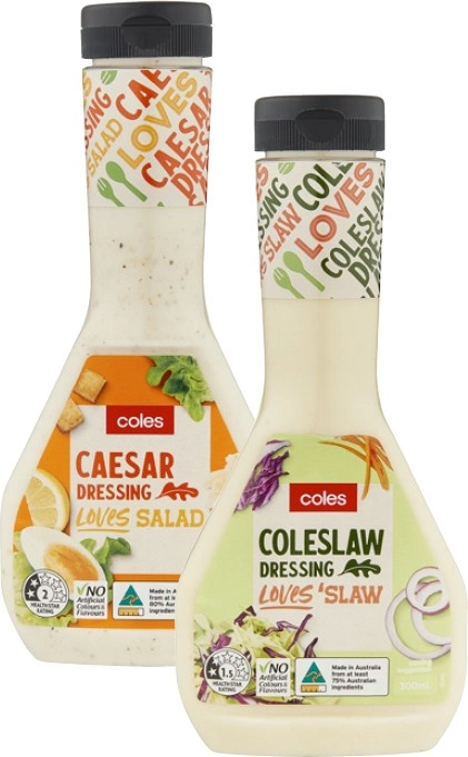 Coles Salad Dressing 300mL