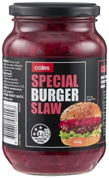 Coles Special Burger Slaw 440g