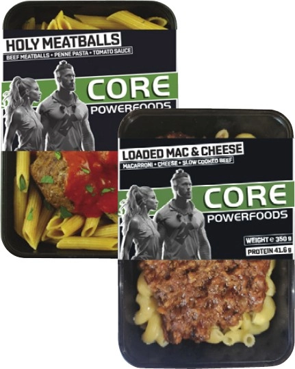 Core Powerfoods Frozen Meal 350g