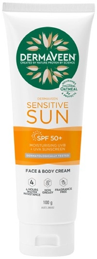 Dermaveen Sun Sensitive Sunscreen SPF50+ 100g^